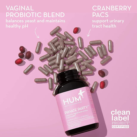 HUM - HUM Private Party Daily Vaginal Probiotic 30 Capsulas - The Red Vitamin MX - Suplementos Alimenticios - {{ shop.shopifyCountryName }}