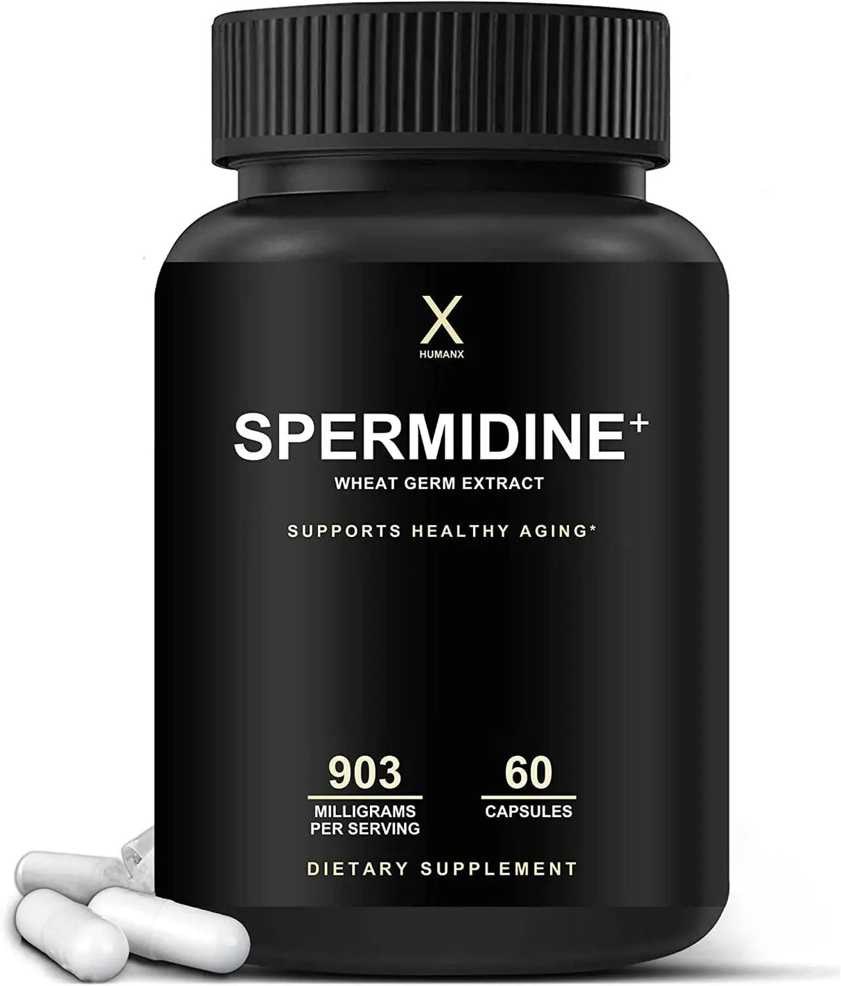 HUMANX - HUMANX Spermidine+ Wheat Germ Extract 60 Capsulas - The Red Vitamin MX - Suplementos Alimenticios - {{ shop.shopifyCountryName }}