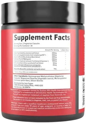 INNOSUPPS - InnoSupps Inno Shred Day Time Fat Burner 60 Capsulas - The Red Vitamin MX - Suplementos Alimenticios - {{ shop.shopifyCountryName }}