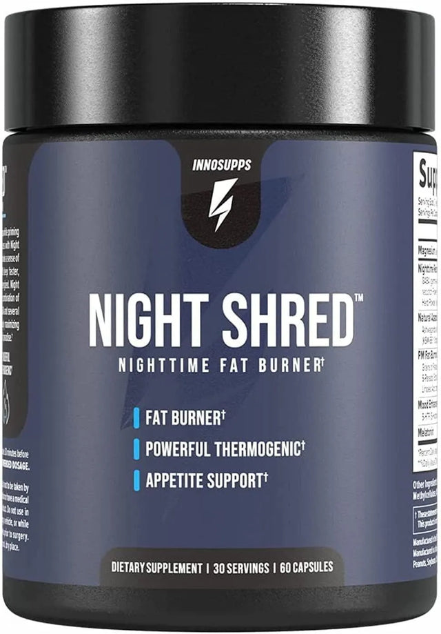 INNOSUPPS - InnoSupps Night Shred Night Time Fat Burner and Natural Sleep Support 60 Capsulas - The Red Vitamin MX - Suplementos Alimenticios - {{ shop.shopifyCountryName }}