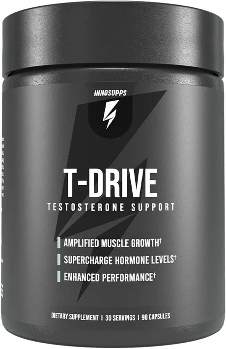 INNOSUPPS - InnoSupps T-Drive Testosterone Booster Amplify Muscle Growth 90 Capsulas - The Red Vitamin MX - Suplementos Alimenticios - {{ shop.shopifyCountryName }}