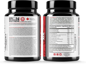 IRON BROTHERS - Iron Brothers Supplements Testosterone Booster 90 Capsulas - The Red Vitamin MX - Suplementos Alimenticios - {{ shop.shopifyCountryName }}