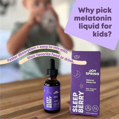 JOYSPRING - JoySpring Liquid Sleep Aid Melatonin Kids 120Ml. - The Red Vitamin MX - Suplementos Alimenticios - {{ shop.shopifyCountryName }}