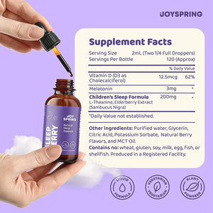 JOYSPRING - JoySpring Liquid Sleep Aid Melatonin Kids 120Ml. - The Red Vitamin MX - Suplementos Alimenticios - {{ shop.shopifyCountryName }}