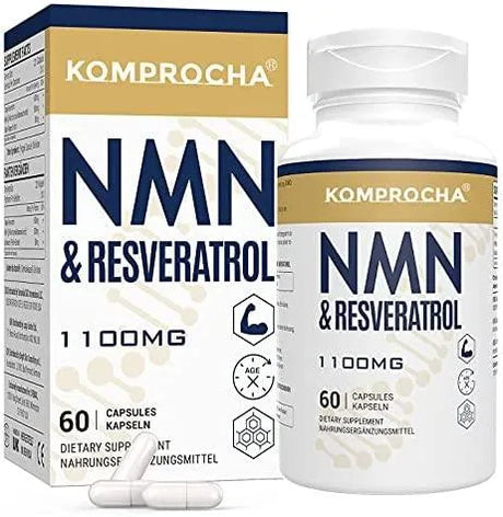 KOMPROCHA - Komprocha NAD 1100Mg. 60 Capsulas - The Red Vitamin MX - Suplementos Alimenticios - {{ shop.shopifyCountryName }}