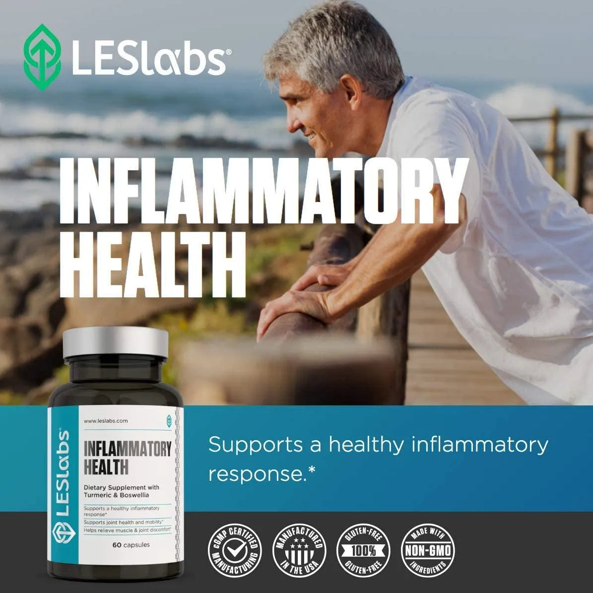 LES LABS - LES Labs Inflammatory Health 60 Capsulas - The Red Vitamin MX - Suplementos Alimenticios - {{ shop.shopifyCountryName }}