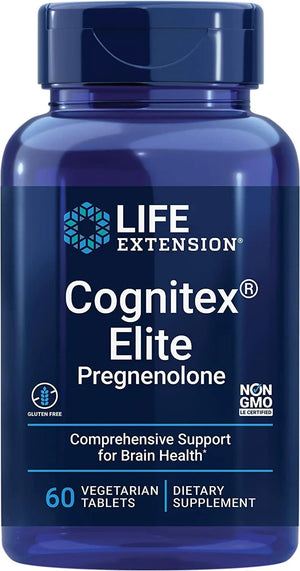 LIFE EXTENSION - Life Extension Cognitex Elite Pregnenolone 60 Tabletas - The Red Vitamin MX - Suplementos Alimenticios - {{ shop.shopifyCountryName }}