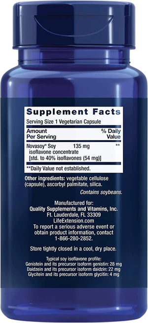 LIFE EXTENSION - Life Extension Super Absorbable Soy Isoflavones 60 Capsulas - The Red Vitamin MX - Suplementos Alimenticios - {{ shop.shopifyCountryName }}