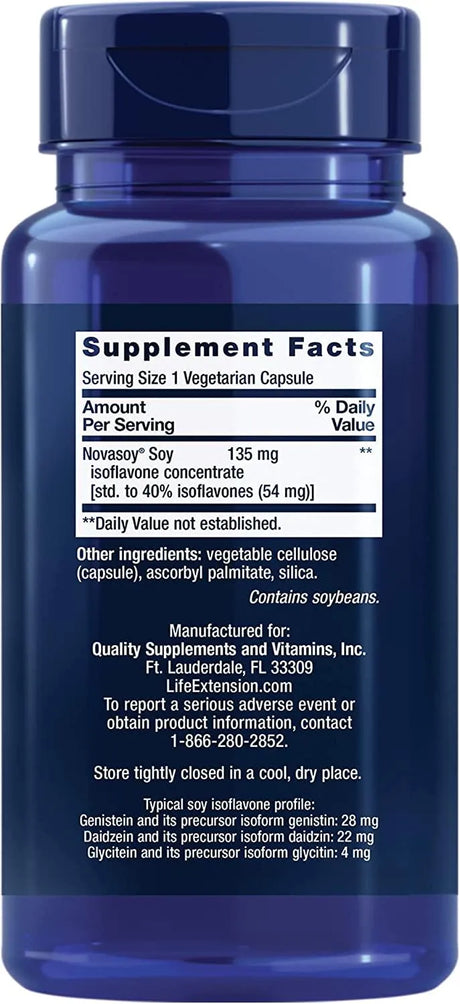 LIFE EXTENSION - Life Extension Super Absorbable Soy Isoflavones 60 Capsulas - The Red Vitamin MX - Suplementos Alimenticios - {{ shop.shopifyCountryName }}