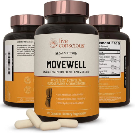 LIVE CONSCIOUS - Live Conscious Movewell 120 Capsulas - The Red Vitamin MX - Suplementos Alimenticios - {{ shop.shopifyCountryName }}