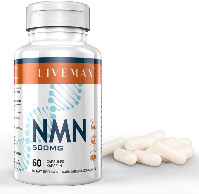 LIVEMAX - LIVEMAX NAD 500Mg. 60 Capsulas - The Red Vitamin MX - Suplementos Alimenticios - {{ shop.shopifyCountryName }}