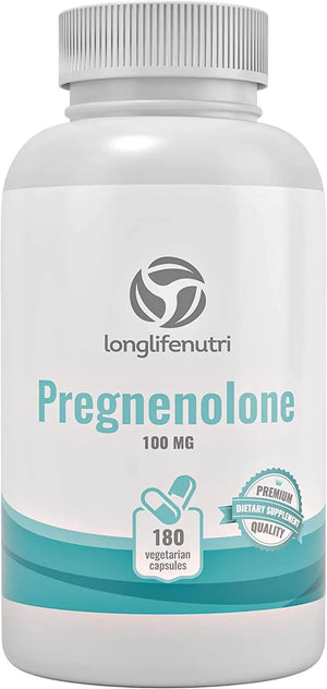 LONGLIFENUTRI - LongLifeNutri Pregnenolone 100Mg. 180 Capsulas - The Red Vitamin MX - Suplementos Alimenticios - {{ shop.shopifyCountryName }}