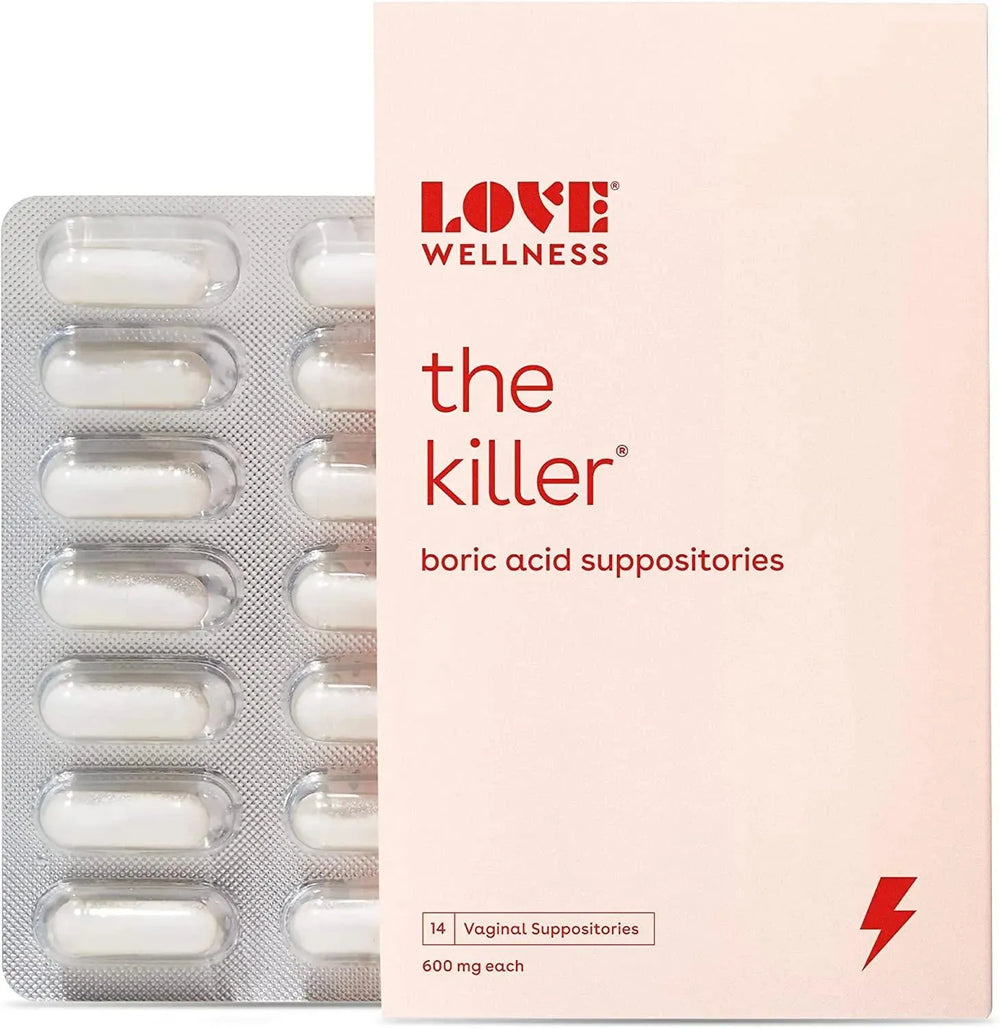 LOVE WELLNESS - Love Wellness The Killer Boric Acid Suppositories 14 Supositorios - The Red Vitamin MX - Supositorios De Ácido Bórico - {{ shop.shopifyCountryName }}