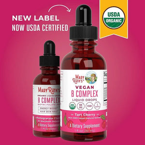 MARY RUTH ORGANICS - Mary Ruth Organics B Complex 1Oz. - The Red Vitamin MX - Suplementos Alimenticios - {{ shop.shopifyCountryName }}