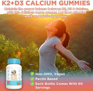 MARY RUTH ORGANICS - Mary Ruth Organics K2+D3 Calcium 60 Gomitas - The Red Vitamin MX - Suplementos Alimenticios - {{ shop.shopifyCountryName }}