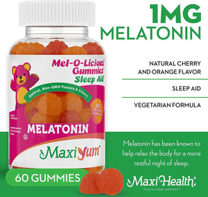 MEL-O-LICIOUS - Mel-O-Licious Melatonin Gummies Kids 60 Gomitas - The Red Vitamin MX - Suplementos Alimenticios - {{ shop.shopifyCountryName }}