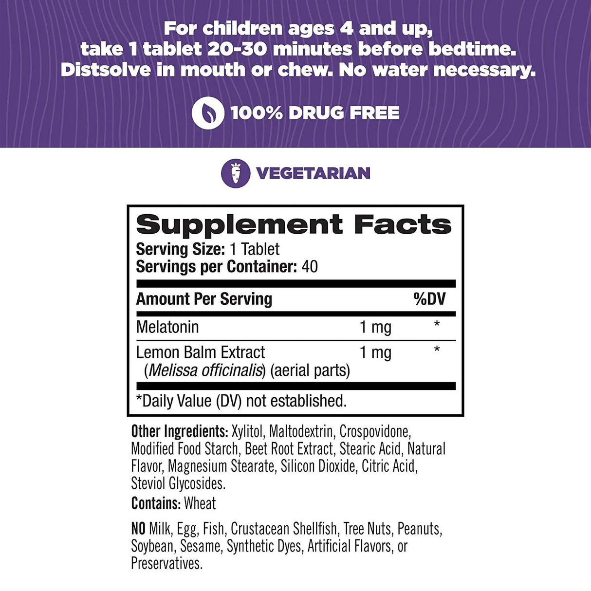 NATROL - Natrol Kids Melatonin Fast Dissolve 40 Tabletas - The Red Vitamin MX - Suplementos Alimenticios - {{ shop.shopifyCountryName }}