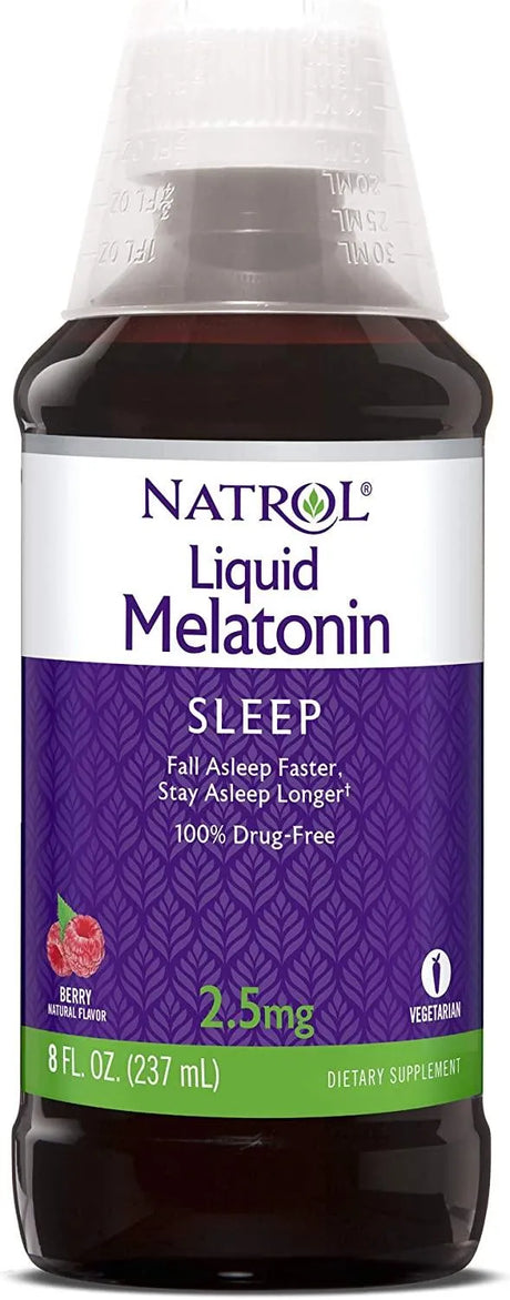 NATROL - Natrol Liquid Melatonin 2.5Mg. Berry 237Ml. - The Red Vitamin MX - Suplementos Alimenticios - {{ shop.shopifyCountryName }}