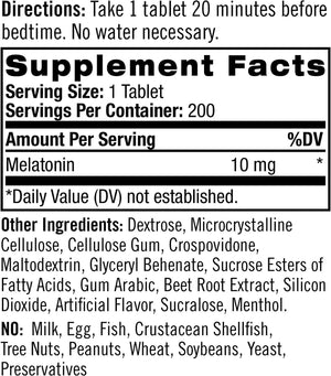 NATROL - Natrol Melatonin Extra Strength Fast Dissolve 10Mg. Strawberry 200 Tabletas - The Red Vitamin MX - Suplementos Alimenticios - {{ shop.shopifyCountryName }}