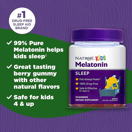 NATROL - Natrol Melatonin Kid Gummies 90 Gomitas - The Red Vitamin MX - Suplementos Alimenticios - {{ shop.shopifyCountryName }}