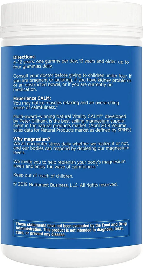 NATURAL VITALITY - Natural Vitality Calm The Anti-Stress Gummies 240 Gomitas - The Red Vitamin MX - Suplementos Alimenticios - {{ shop.shopifyCountryName }}