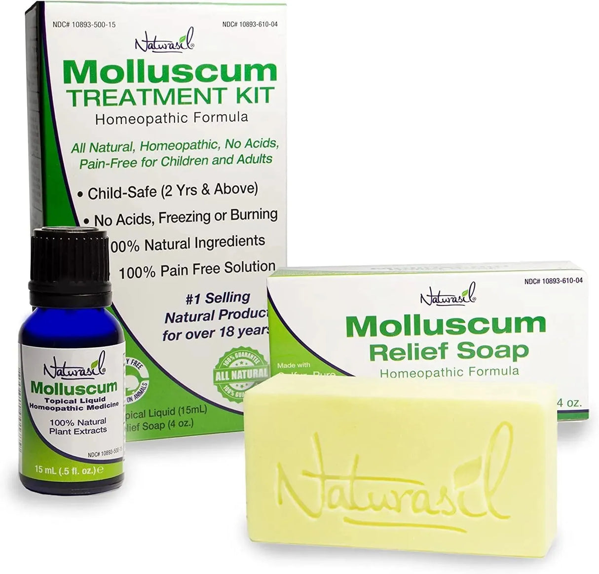 NATURASIL - Naturasil for Molluscum Treatment Kit All Natural 15Ml. & 4Oz. Liquido y Jabón - The Red Vitamin MX - Tratamiento Molusco Contagioso - {{ shop.shopifyCountryName }}