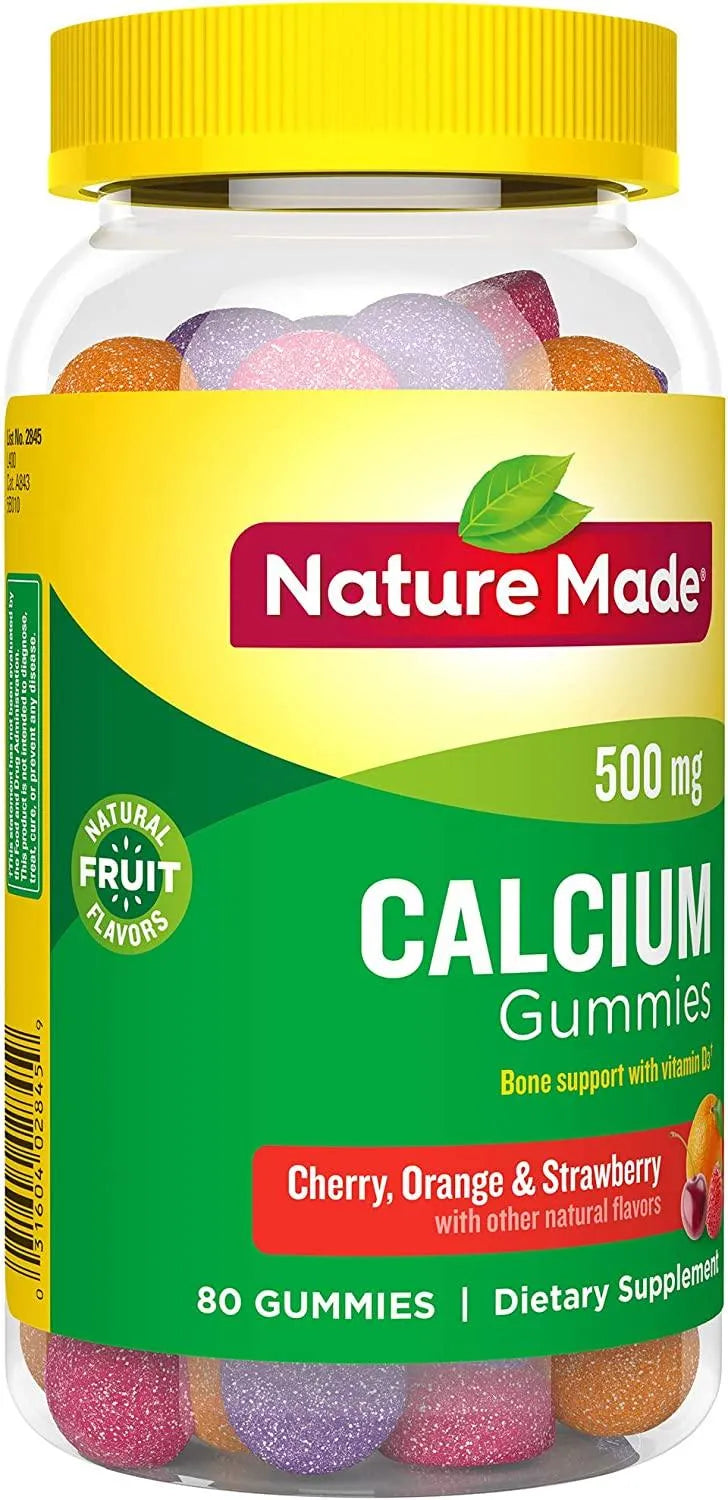 NATURE MADE - Nature Made Calcium Gummies 500Mg. 80 Gomitas - The Red Vitamin MX - Suplementos Alimenticios - {{ shop.shopifyCountryName }}