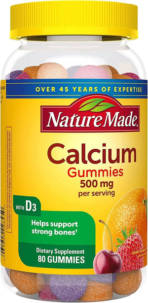 NATURE MADE - Nature Made Calcium Gummies 500Mg. 80 Gomitas - The Red Vitamin MX - Suplementos Alimenticios - {{ shop.shopifyCountryName }}