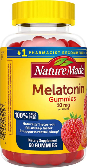 NATURE MADE - Nature Made Melatonin 10Mg. Gummies 60 Gomitas - The Red Vitamin MX - Suplementos Alimenticios - {{ shop.shopifyCountryName }}