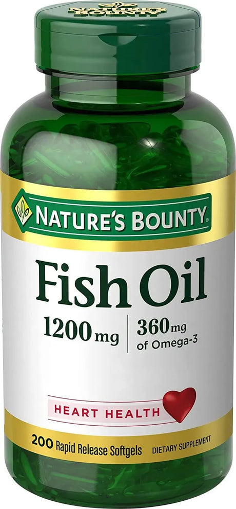 NATURE'S BOUNTY - Nature's Bounty Fish Oil 1200Mg. 200 Capsulas Blandas - The Red Vitamin MX - Suplementos Alimenticios - {{ shop.shopifyCountryName }}