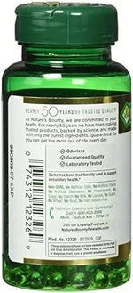 NATURE'S BOUNTY - Nature's Bounty Garlic Extract 1000Mg. 100 Capsulas - The Red Vitamin MX - Suplementos Alimenticios - {{ shop.shopifyCountryName }}