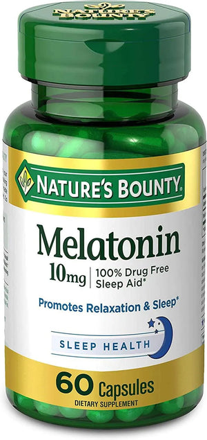 NATURE'S BOUNTY - Nature's Bounty Melatonin 10Mg. 60 Capsulas - The Red Vitamin MX - Suplementos Alimenticios - {{ shop.shopifyCountryName }}