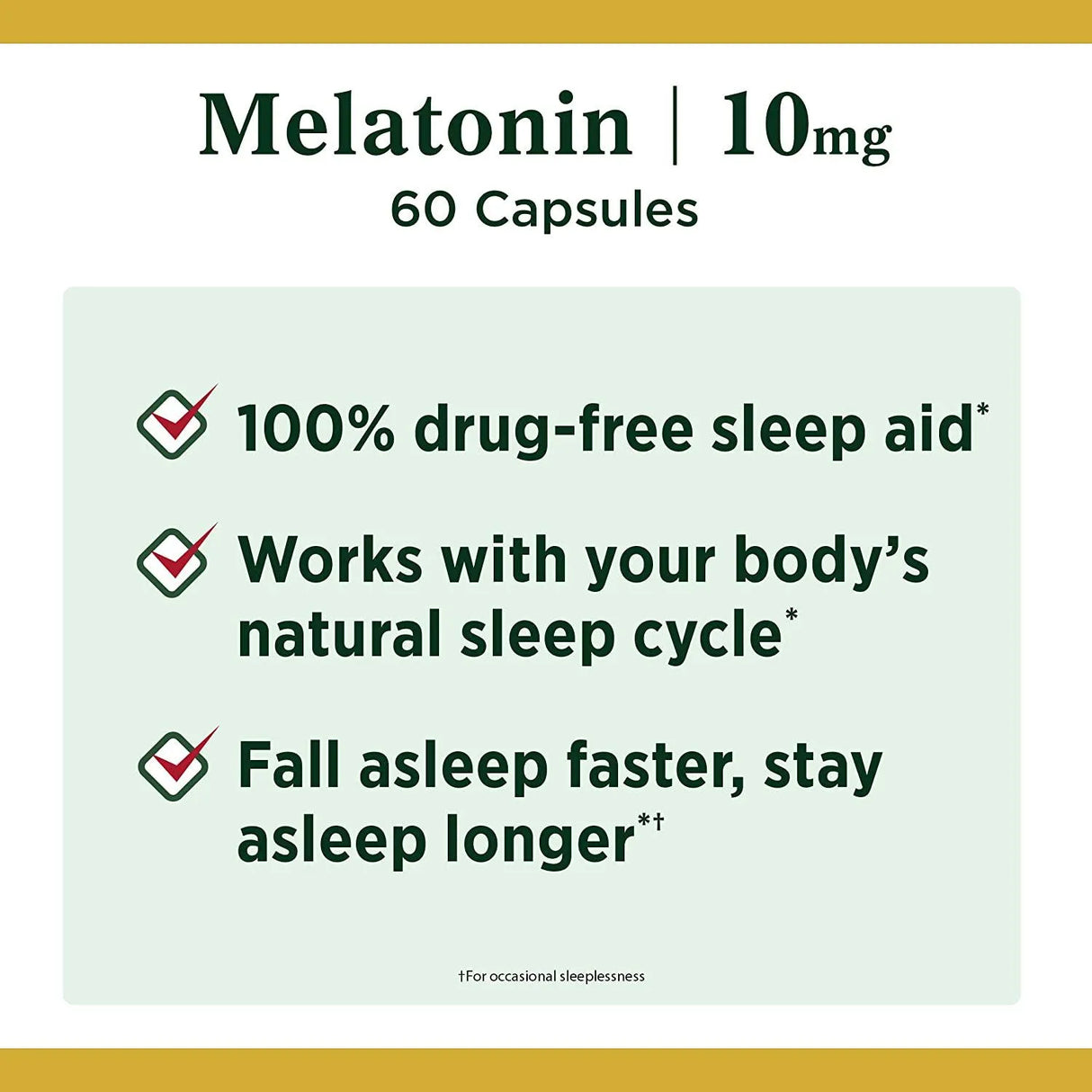 NATURE'S BOUNTY - Nature's Bounty Melatonin 10Mg. 60 Capsulas - The Red Vitamin MX - Suplementos Alimenticios - {{ shop.shopifyCountryName }}