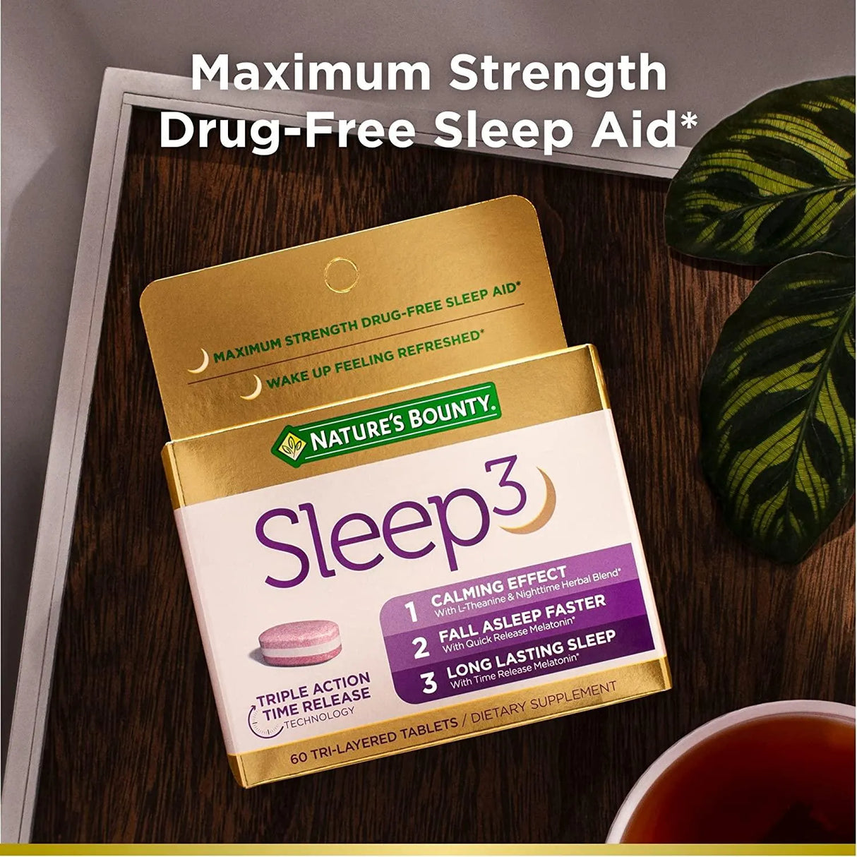 NATURE'S BOUNTY - Nature's Bounty Melatonin Sleep3 Bi-layer 60 Tabletas - The Red Vitamin MX - Suplementos Alimenticios - {{ shop.shopifyCountryName }}