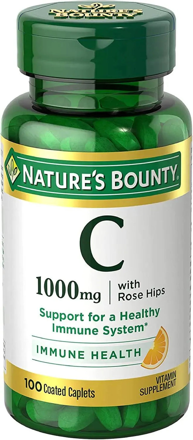 NATURE'S BOUNTY - Nature's Bounty Vitamin C 1000Mg. + Rose Hips 100 Tabletas - The Red Vitamin MX - Suplementos Alimenticios - {{ shop.shopifyCountryName }}