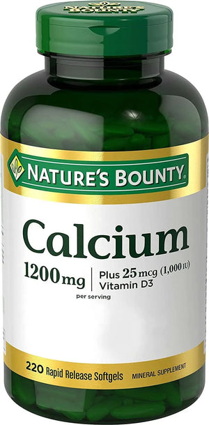 NATURE'S BOUNTY - Nature´s Bounty Calcium+Vitamin D3 220 Capsulas - The Red Vitamin MX - Suplementos Alimenticios - {{ shop.shopifyCountryName }}