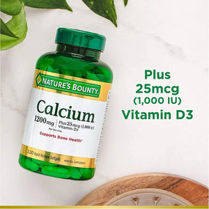 NATURE'S BOUNTY - Nature´s Bounty Calcium+Vitamin D3 220 Capsulas - The Red Vitamin MX - Suplementos Alimenticios - {{ shop.shopifyCountryName }}