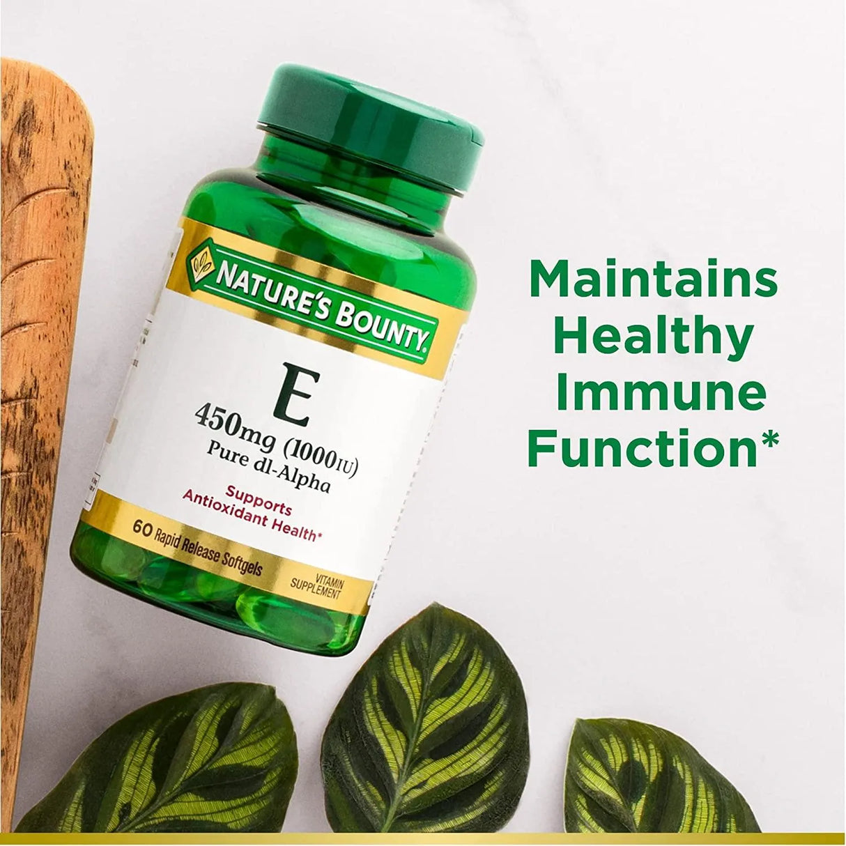 NATURE'S BOUNTY - Nature´s Bounty Vitamin E 450Mg. 1000IU 60 Capsulas - The Red Vitamin MX - Suplementos Alimenticios - {{ shop.shopifyCountryName }}