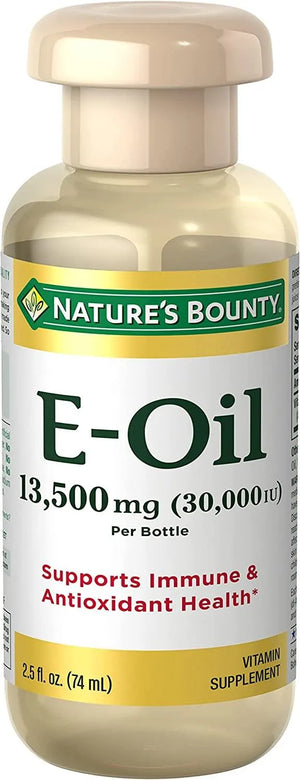 NATURE'S BOUNTY - Nature´s Bounty Vitamin E Oil 30,000IU 74Ml. - The Red Vitamin MX - Suplementos Alimenticios - {{ shop.shopifyCountryName }}