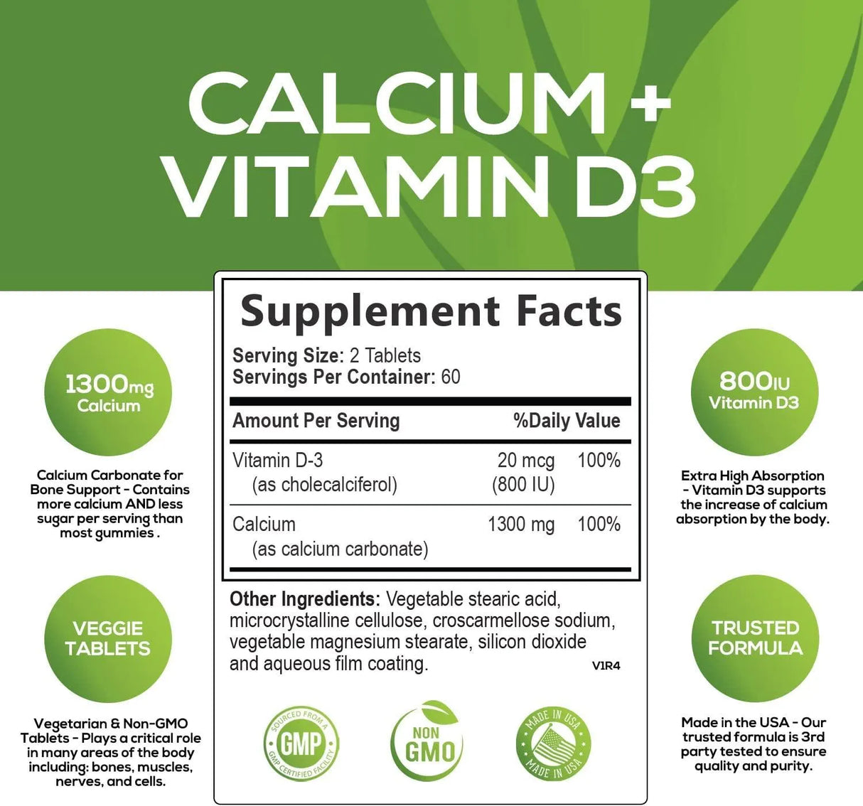 NATURE'S NUTRITION - Nature´s Nutrition Calcium Vitamin D3 120 Tabletas - The Red Vitamin MX - Suplementos Alimenticios - {{ shop.shopifyCountryName }}