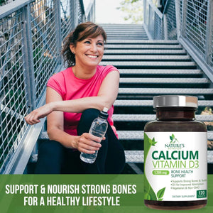 NATURE'S NUTRITION - Nature´s Nutrition Calcium Vitamin D3 120 Tabletas - The Red Vitamin MX - Suplementos Alimenticios - {{ shop.shopifyCountryName }}