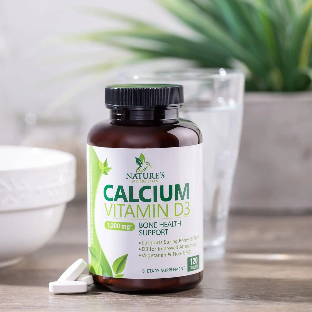 NATURE'S NUTRITION - Nature´s Nutrition Calcium Vitamin D3 120 Tabletas - The Red Vitamin MX - Suplementos Alimenticios - {{ shop.shopifyCountryName }}