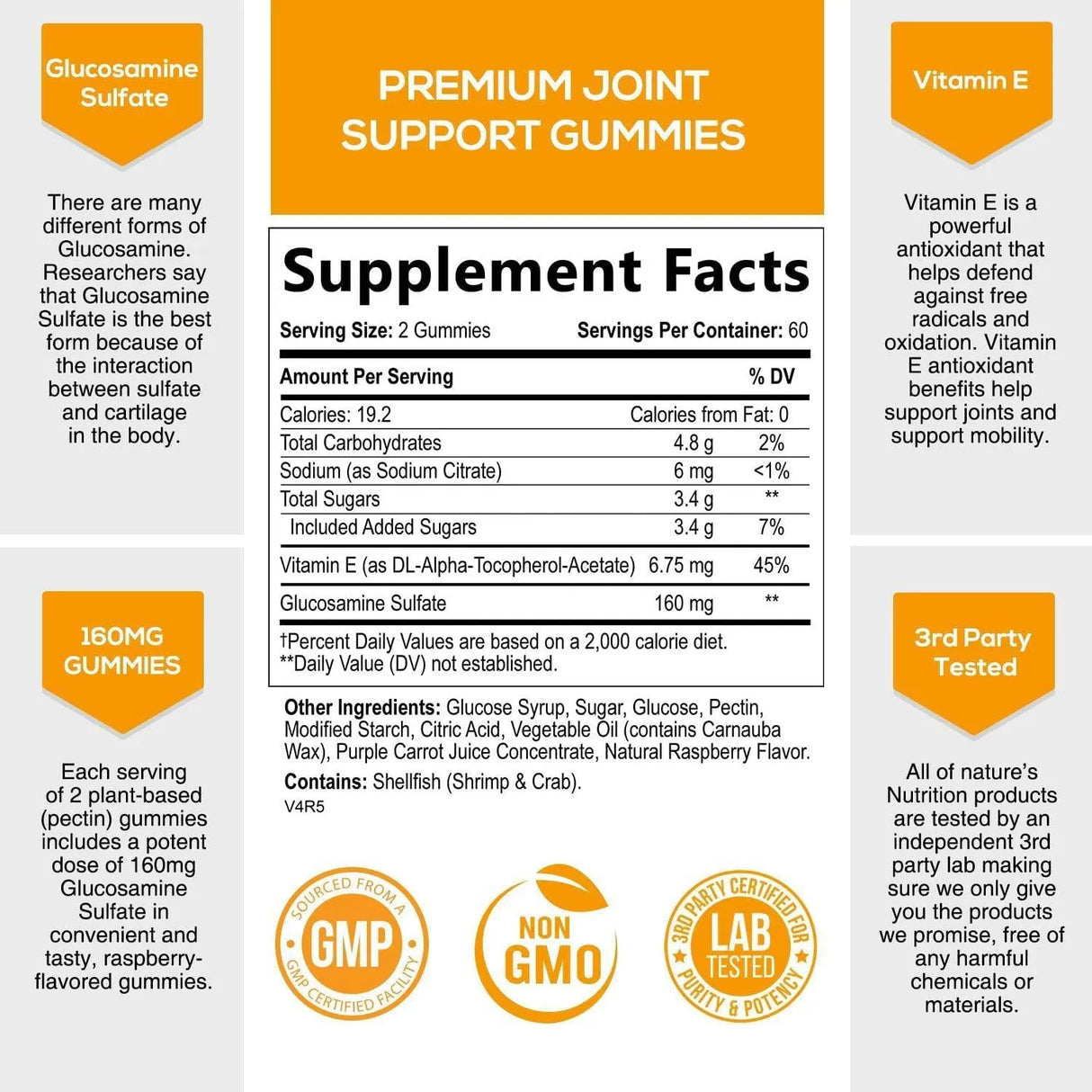 NATURE'S NUTRITION - Nature´s Nutrition Joint Support Gummies 120 Gomitas - The Red Vitamin MX - Suplementos Alimenticios - {{ shop.shopifyCountryName }}