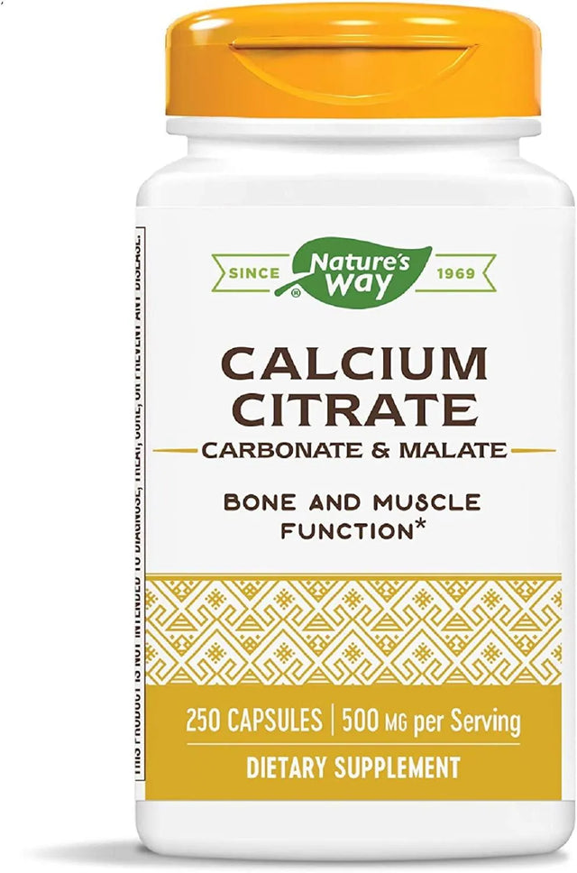 NATURE'S WAY - Nature's Way Calcium Citrate Complex 250 Capsulas - The Red Vitamin MX - Suplementos Alimenticios - {{ shop.shopifyCountryName }}