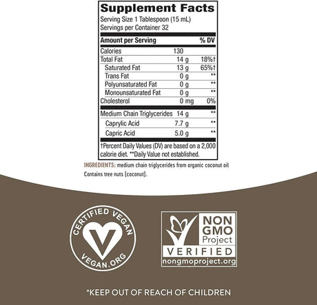 NATURE'S WAY - Nature's Way Organic MCT Oil 480Ml. - The Red Vitamin MX - Suplementos Alimenticios - {{ shop.shopifyCountryName }}