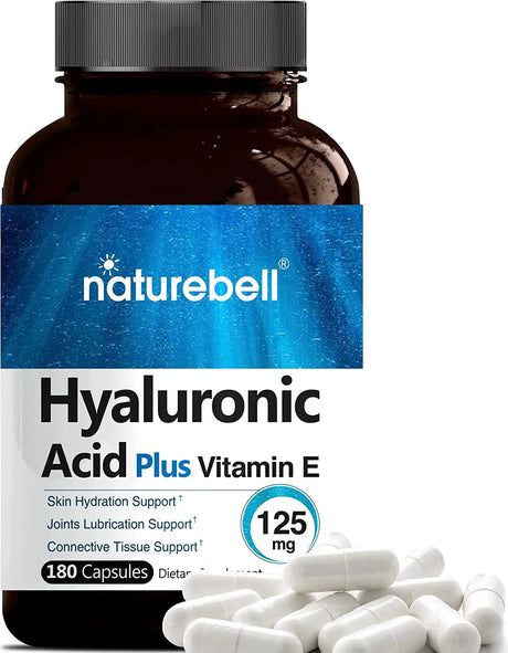 NATUREBELL - NatureBell Hyaluronic Acid with Vitamin E 180 Capsulas - The Red Vitamin MX - Suplementos Alimenticios - {{ shop.shopifyCountryName }}