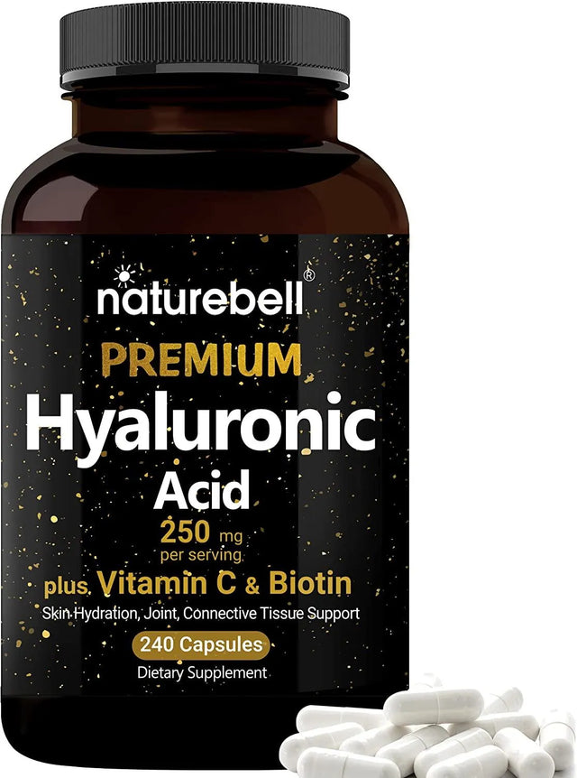 NATUREBELL - NatureBell Premium Hyaluronic Acid 250Mg. + Vitamin C 200 Capsulas - The Red Vitamin MX - Suplementos Alimenticios - {{ shop.shopifyCountryName }}