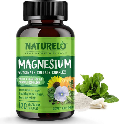 NATURELO - NATURELO Magnesium Glycinate Chelate 200Mg. 120 Capsulas - The Red Vitamin MX - Suplementos Alimenticios - {{ shop.shopifyCountryName }}