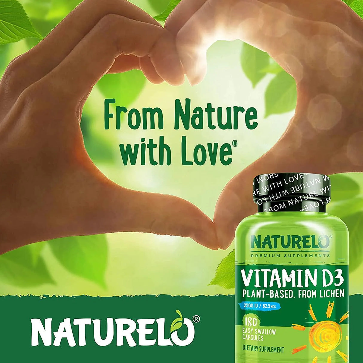 NATURELO - NATURELO Vitamin D3 2,500IU 180 Capsulas - The Red Vitamin MX - Suplementos Alimenticios - {{ shop.shopifyCountryName }}