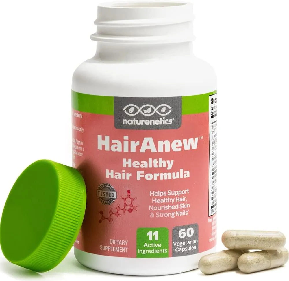 NATURENETICS - Naturenetics HairAnew Hair Growth Vitamins for Women & Men 60 Capsulas - The Red Vitamin MX - Suplementos Alimenticios - {{ shop.shopifyCountryName }}